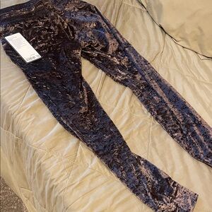 Velvet copper Leggings
